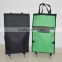 Foldable shopping cart trolley /Portable travelling bags with trolley /polyester trolley bag