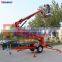 Good efficiency hydraulic towable boom lift for cleaning building
