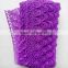 modern wave design 100% colorful polyster chemical lace