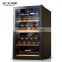 133L~490L 52~190 Bottles LED Temperature Control Compressor Wine Cellar With Glass Door Sicao Wine Cooler