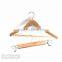 Natural Wood Basic Hospitality hanger With Bar for Clothes Top