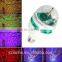 Mini E27 3W Full Color Stage RGB Crystal Auto Rotating Light LED Bulb Lamp