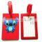 Custom promotional gifts cute airplane shaped soft pvc luggage tag