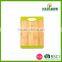 2016 best selling premium kitchen bamboo cutting board with silicon