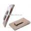 2016 hot selling pu leather card holder and money clip