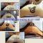 Vintage color luxury wood hanger with metal round hook