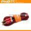 Colorful 3.5mm male to male car aux audio usb cable