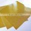 3K plain woven colored golden glassfiber sheet for decoration