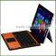 For Surface Pro 3 keyboard case , PU leather keyboard case cover for Microsoft Surface Pro 3 with various colors