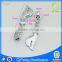 Q-2515 zipper ykk custom metal zipper puller nickel color design