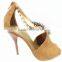 Fashion Sandals Crystal Chain High Heels Shoes Decoration For Shoes