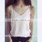 Wholesale multiple color chiffon girl tank top