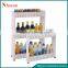 Slide Out Slim 3 Tier Gap Organizer Rack Kitchen Plastic Shelf Storage With Wheels