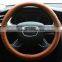 3-Spoke Wheel Type real leather steering wheel cover for all cars