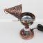 top sale dubai cheap bronze electric incense burner with EU plug /magnet/round bottom