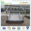 7x5 galvanized tipper box trailer with cage