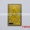 UV printing black metal vip visiting card, metal membership cards