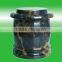NATURAL STONE BLACK AND GOLD MARBLE URNS