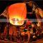 Supply Hot Sale Halloween Fly Sky paper Lanterns flying lighted lanterns