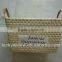 homes storage Handwoven Medium Tapered straw basket weaving