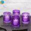 Unique Green Shape Glass Candlestick For Decoration/Modern Wedding Candle Holders Glass/ Green Colored Glass Candle Holder Cup