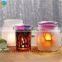 tall metal candle holders Halloween jar
