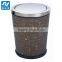 Steel swing top dustbin and recycle bin