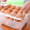 Wholesale Pastic Egg Storage Boxes With lid Double Eggs Preservation Box