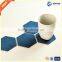 wholesale customized cheap Handmade wool felt drink coasters in stock