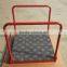 heavy duty panel rack cart with carpeted padded deck and removable handle