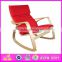 Colorful and cheap wooden relax chair,comfortable and stable wooden chair toy,wooden relax chair toy W08F039