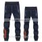 Stylish stitching track pants wholesale, custom high quality cotton sport pants men