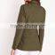 latest lady khaki tie front casual soft blazer elegant design