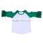 Kids t Shirt Wholsale China Cold Shouldler Long Sleeve t Shirt Icing Ruffle Infant Shirt