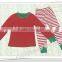 2015 Christmas pajamas outfits gigle moon remake Persnickety kids unisex stripe red sets