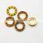 3 colors 17mm round metal brass rhinestone eyelets crystal diamond grommets glass eyelets RE-17mm-002