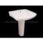 Two Pieces Washing Water Basin with Pedestal Lavabo Basin Sinks