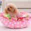 Soft Round Plush Cartoon Pet bed pet beds for dogs Plush Dog Bed