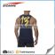 High Quality mens gym Singlet/Mens soft linen heathered muscle stringer tank top/men underwear singlet with round neck