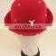 Cheap wholesale winter Imitation wool short brim fedora felt hats for men