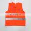 CNSS 100% polyester high visibility fluorescent orange reflective safety vest