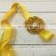 Satin Flower Matching Sparking Pearl in Center Flower Sash Satin Flower Sash Layered Flwoer Sash