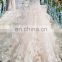 LS00229 indian designer elegant wedding dresses girls off shoulder satin appliques long train big size wedding dresses