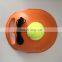 Tennis Training device with tennis ball and elastic string