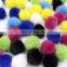 3-5cm size wholesale price mink fur pom pom mixed colors thick soft underfur