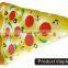 Giant Inflatable Pizza Slice Swimming Pool Float Raft with Cup Holders