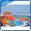 Giant Inflatable Aqua Park,Water Slide With swimming Pool , Water Park Games