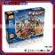 2017 fashion mini size electric 622pcs cube building blocks for boys
