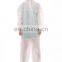 Disposable PP SMS SMMS microporous protective coverall with hood