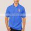 Front and back logo printed official polo tshirt